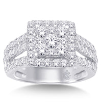 Thumbnail for 14K White  Gold 2 Ct.Tw. Diamond Engagement Ring