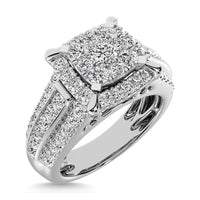 Thumbnail for Diamond 1 Ct.Tw. Engagement Ring in 10K White Gold