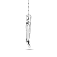 Thumbnail for Sterling Silver Diamond Accent Heart Pendant