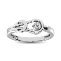 Thumbnail for Sterling Silver Diamond Accent Fashion Ring