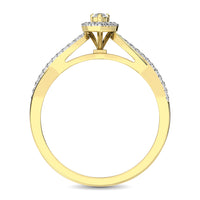 Thumbnail for Diamond 1/5 Ct.Tw. Promise Ring in 10K Yellow Gold