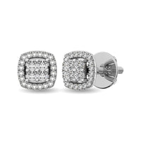 Thumbnail for 14K White Gold 1/5 Ct.Tw.Diamond Stud Earrings