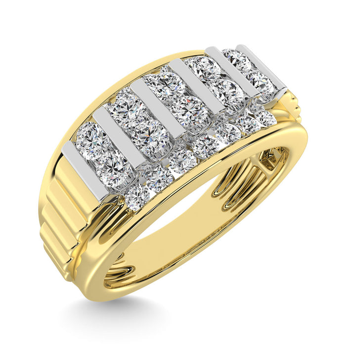 Diamond  1 Ct.Tw. Fashion Ring in 10K Yellow Gold
