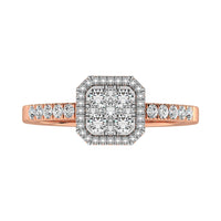 Thumbnail for Diamond 1/2 Ct.Tw. Fashion Ring in 14K Rose Gold