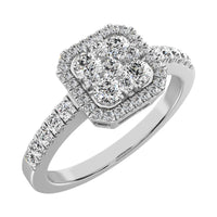 Thumbnail for Diamond 1/2 Ct.Tw. Fashion Ring in 14K White Gold