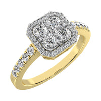 Thumbnail for Diamond 1/2 Ct.Tw. Fashion Ring in 14K Yellow Gold