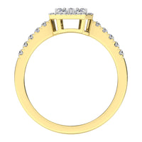 Thumbnail for Diamond 1/2 Ct.Tw. Fashion Ring in 14K Yellow Gold