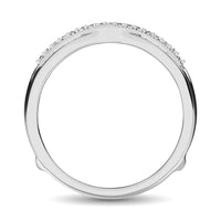Thumbnail for 14K White Gold 1/3 Ctw Diamond Guard Ring