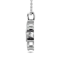 Thumbnail for Diamond Shimmering MOM Pendant 1/50 ct tw in Sterling Silver