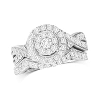 Thumbnail for 14K White Gold 1 Ct.Tw.Diamond Bridal Ring