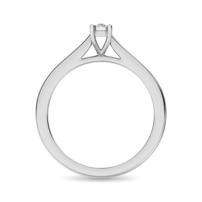 Diamond 1/5 Ct.Tw. Solitaire Ring in 10K White Gold