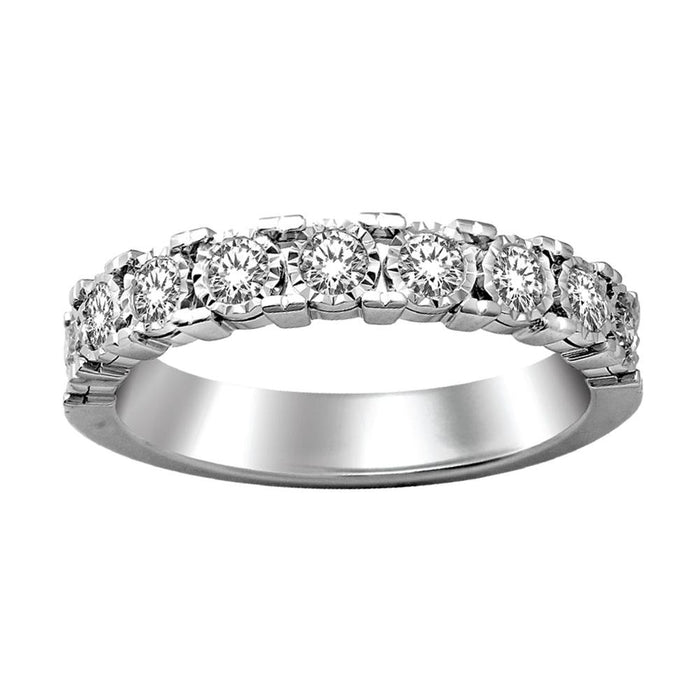 10K White Gold 1/4 Ct.Tw.Diamond Ladies Band