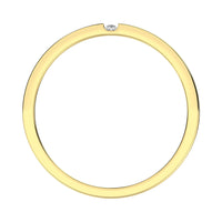 Thumbnail for Diamond 1/10 Ct.Tw. Mens Machine Band in 10K Yellow Gold