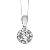 Thumbnail for 14K White Gold 1/2 Ct.Tw.Diamond Fashion Pendant