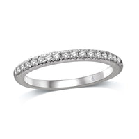 Thumbnail for 14K White Gold 1/4 Ct.Tw.Diamond Annivesary Band
