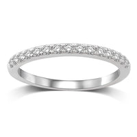 Thumbnail for 14K White Gold 5/8 Ct.Tw.Diamond Wedding Band