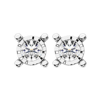 Thumbnail for Diamond 1/4 Ct.Tw. Solitaire Stud Earrings in 14K White Gold