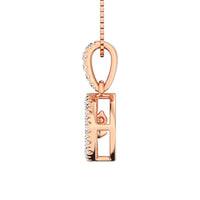 Thumbnail for Diamond 3/8 Ct.Tw. Shimmering Fashion Pendant in 14K Rose Gold