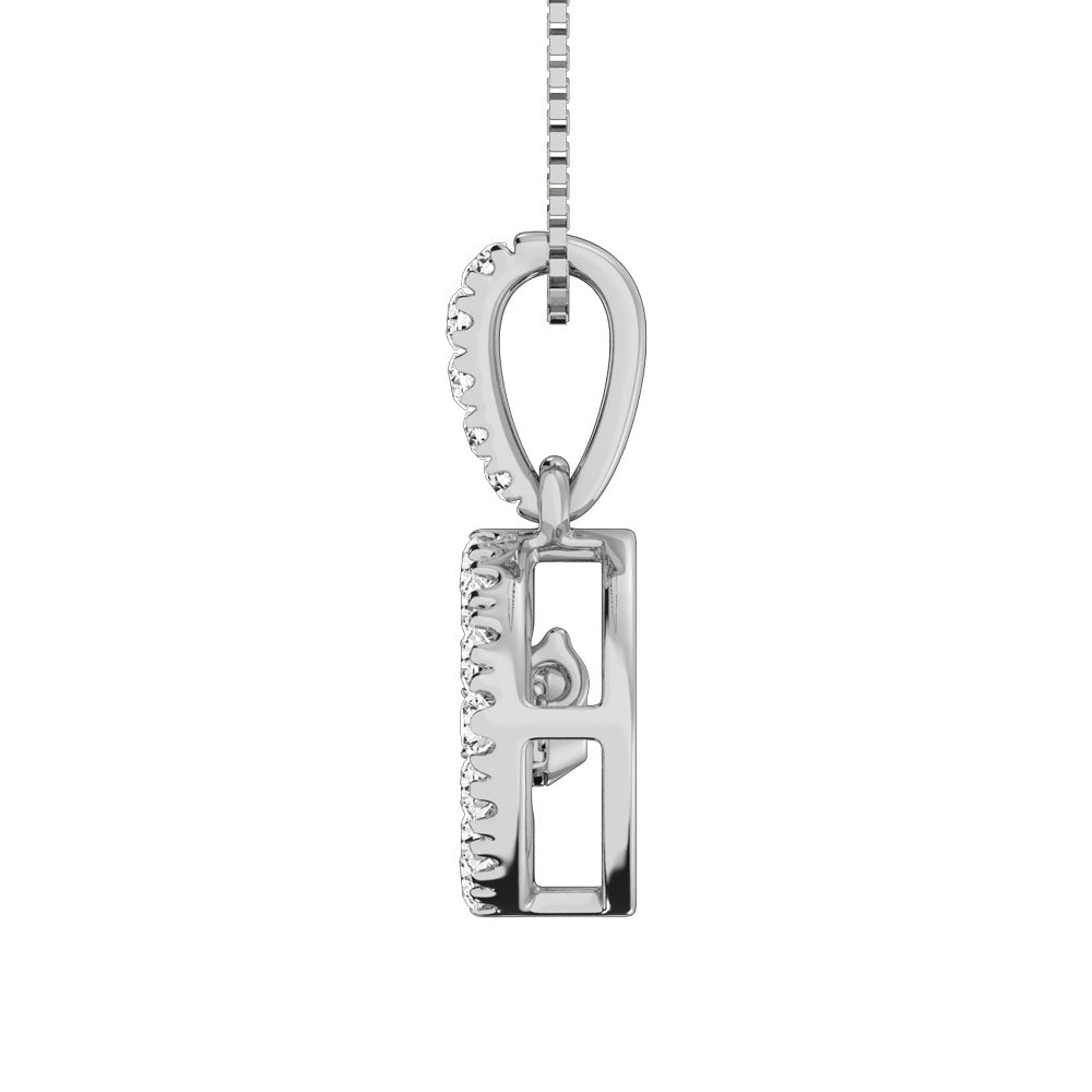 Diamond 3/8 Ct.Tw. Shimmering Fashion Pendant in 14K White Gold