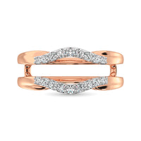 Thumbnail for 10K Rose Gold 1/4 Ct.Tw.Diamond Guard Ring