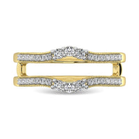 Thumbnail for Diamond 1/4 Ct.Tw. Guard Ring in 10K Yellow Gold