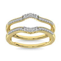Thumbnail for Diamond 1/4 Ct.Tw. Guard Ring in 10K Yellow Gold