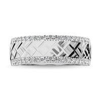 Thumbnail for 14K Yellow Gold 1/2 Ct.Tw.Diamond Machine Mens Band