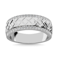 Thumbnail for 14K Yellow Gold 1/2 Ct.Tw.Diamond Machine Mens Band