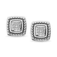 Thumbnail for Diamond Fashion Earrings 1/20 ct tw Round-cut in Sterling Silver