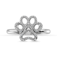 Thumbnail for Diamond 1/20 Ct.Tw. Fashion Ring in 10K White Gold