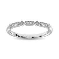 Thumbnail for 14K White Gold 1/20 Ct.Tw.Diamond Stackable Band