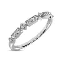 Thumbnail for 14K White Gold 1/20 Ct.Tw.Diamond Stackable Band