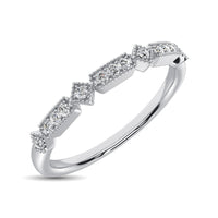 Thumbnail for 14K White Gold 1/20 Ct.Tw.Diamond Stackable Band