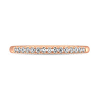 Thumbnail for 14K Rose Gold Diamond 1/8 Ct.Tw. Machine Band