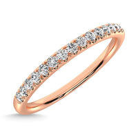 Thumbnail for 14K Rose Gold Diamond 1/8 Ct.Tw. Machine Band