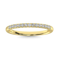 Thumbnail for 14K Yellow Gold Diamond 1/8 Ct.Tw. Men's Machine Band