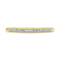 Thumbnail for 14K Yellow Gold Diamond 1/8 Ct.Tw. Men's Machine Band