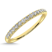 Thumbnail for 14K Yellow Gold Diamond 1/8 Ct.Tw. Men's Machine Band