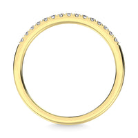 Thumbnail for 14K Yellow Gold Diamond 1/8 Ct.Tw. Men's Machine Band