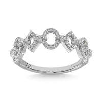 Thumbnail for 14K White Gold 1/4 Ct.Tw.Diamond Fashion Ring