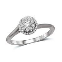 Thumbnail for 14K White Gold 1/4 Ct.Tw.Diamond Fashion Ring