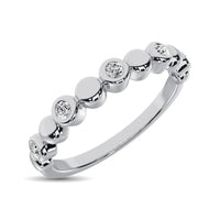 Thumbnail for 14K White Gold 1/20 Ct.Tw.Diamond Stackable Band