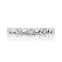 Thumbnail for 14K White Gold 1/20 Ct.Tw.Diamond Stackable Band