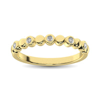 Thumbnail for 14K Yellow Gold 1/20 Ct.Tw.Diamond Stackable Band