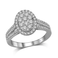 Thumbnail for 14K White Gold 9/10 Ct.Tw.Diamond Fashion Ring
