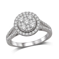 Thumbnail for 14K White Gold 9/10 Ct.Tw.Diamond Fashion Ring