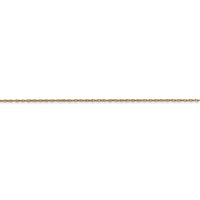 Thumbnail for 14k .5 mm Carded Cable Rope Chain