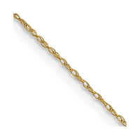 Thumbnail for 14k .5 mm Carded Cable Rope Chain