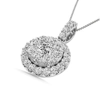 Thumbnail for 14K White Gold 1 1/2 Ctw Diamond Fashion Pendant