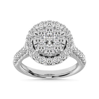 Thumbnail for 14K White Gold 1 Ctw Diamond Fashion Ring
